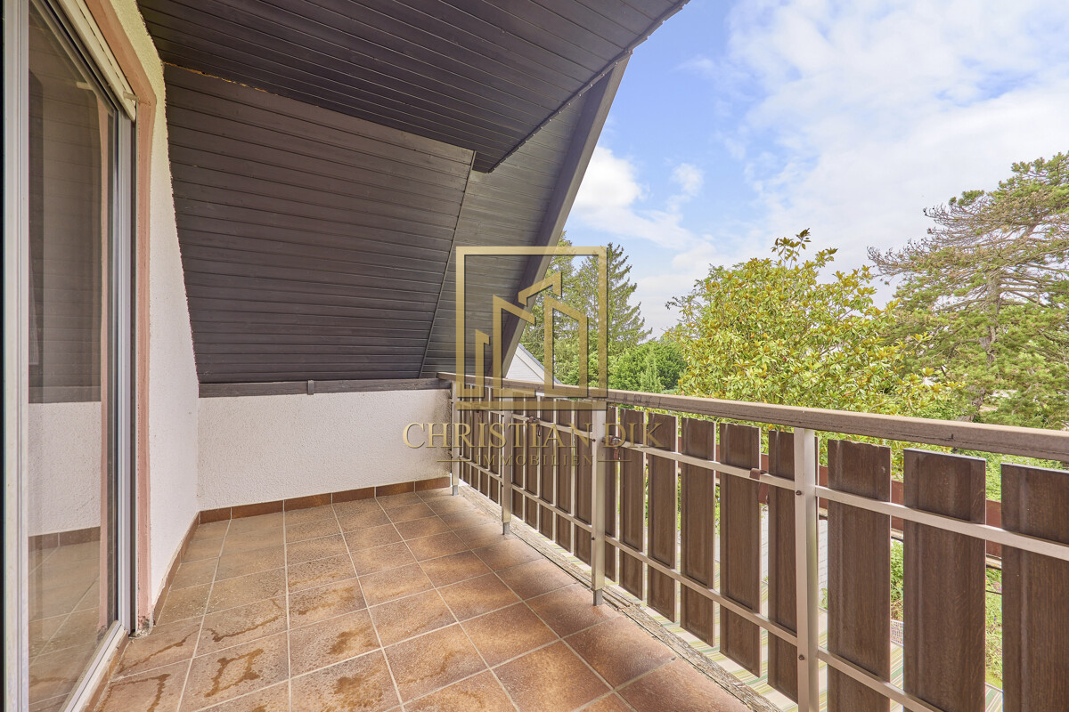 Loggia vom Elternschlafzimmer