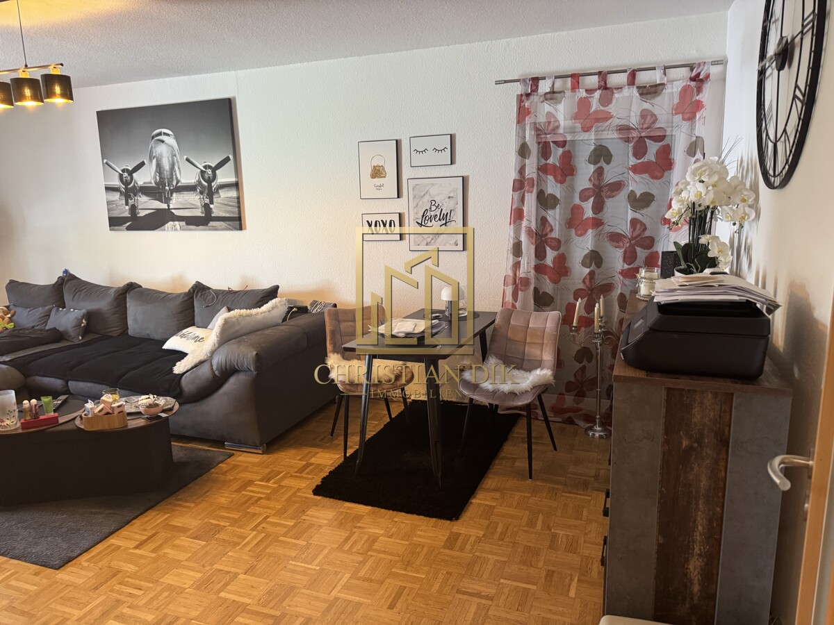 Essbereich im Wohnzimmer